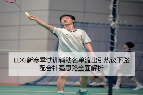 EDG新赛季试训辅助名单流出引热议下路配合补强思路全面解析